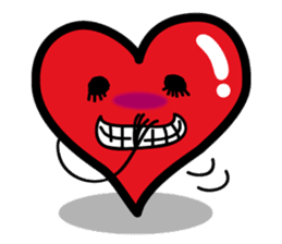 HAPPY LOVE HEARTY sticker #237963