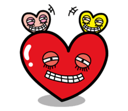 HAPPY LOVE HEARTY sticker #237974