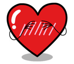 HAPPY LOVE HEARTY sticker #237975