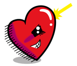 HAPPY LOVE HEARTY sticker #237977