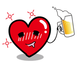 HAPPY LOVE HEARTY sticker #237979