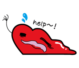 HAPPY LOVE HEARTY sticker #237996