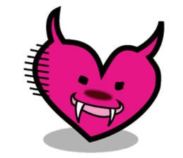 HAPPY LOVE HEARTY sticker #237997