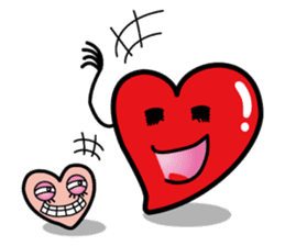 HAPPY LOVE HEARTY sticker #238000