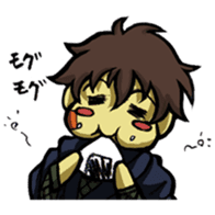 Mr.Fujimaru and Momokichi sticker #238047