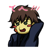 Mr.Fujimaru and Momokichi sticker #238049