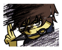 Mr.Fujimaru and Momokichi sticker #238050