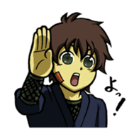 Mr.Fujimaru and Momokichi sticker #238051