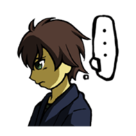 Mr.Fujimaru and Momokichi sticker #238057