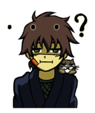 Mr.Fujimaru and Momokichi sticker #238071