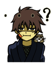 Mr.Fujimaru and Momokichi sticker #238071