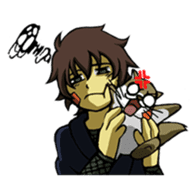 Mr.Fujimaru and Momokichi sticker #238072