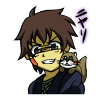 Mr.Fujimaru and Momokichi sticker #238073