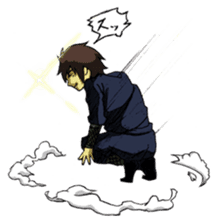 Mr.Fujimaru and Momokichi sticker #238079