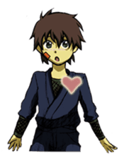 Mr.Fujimaru and Momokichi sticker #238080