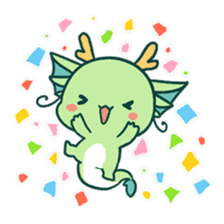 Yuttari Dragon sticker #238164