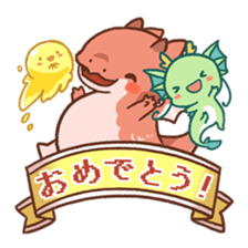 Yuttari Dragon sticker #238192