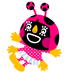 ladybird Nana-chan's love sticker