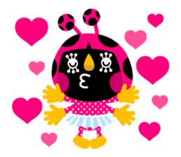 ladybird Nana-chan's love sticker sticker #238522