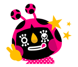 ladybird Nana-chan's love sticker sticker #238523