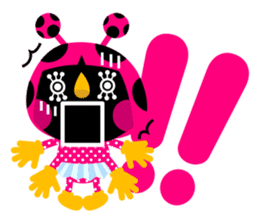 ladybird Nana-chan's love sticker sticker #238524