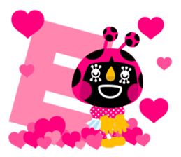 ladybird Nana-chan's love sticker sticker #238528