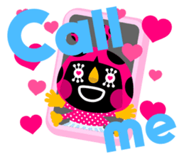 ladybird Nana-chan's love sticker sticker #238529