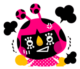 ladybird Nana-chan's love sticker sticker #238530