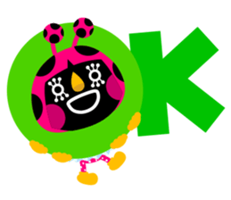 ladybird Nana-chan's love sticker sticker #238531