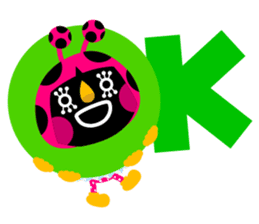 ladybird Nana-chan's love sticker sticker #238531