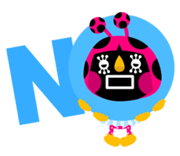 ladybird Nana-chan's love sticker sticker #238532