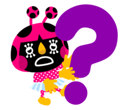 ladybird Nana-chan's love sticker sticker #238533