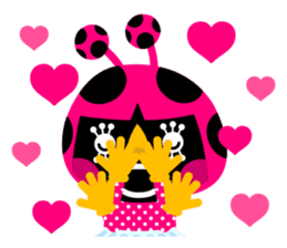 ladybird Nana-chan's love sticker sticker #238535