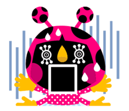 ladybird Nana-chan's love sticker sticker #238537