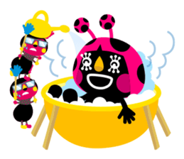 ladybird Nana-chan's love sticker sticker #238539