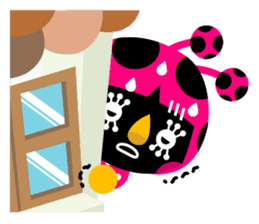 ladybird Nana-chan's love sticker sticker #238540