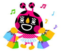 ladybird Nana-chan's love sticker sticker #238543