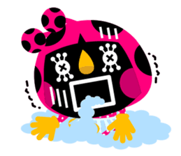ladybird Nana-chan's love sticker sticker #238544