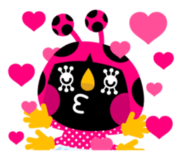 ladybird Nana-chan's love sticker sticker #238549