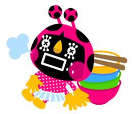ladybird Nana-chan's love sticker sticker #238553