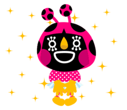 ladybird Nana-chan's love sticker sticker #238554