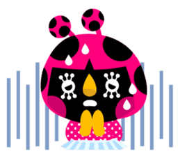 ladybird Nana-chan's love sticker sticker #238555
