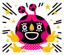 ladybird Nana-chan's love sticker sticker #238556
