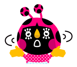 ladybird Nana-chan's love sticker sticker #238558
