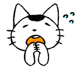 MAMEKICHI the cat sticker #238692