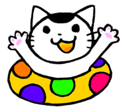 MAMEKICHI the cat sticker #238697