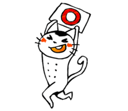 MAMEKICHI the cat sticker #238702