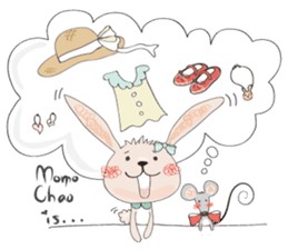 Momo and Bobo from Momo Chao is... sticker #238783