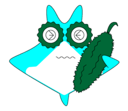 Manta of Ishigaki island sticker #238879