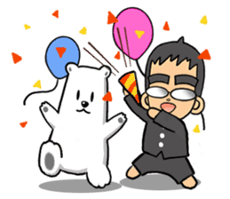 POLAR & THE ROY (The Arctic dude.) sticker #238881